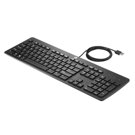 HP USB Business Slim Keyboard DK - Durable and Stylish Keyboard for Efficient Typing - N3R87AA#ABY